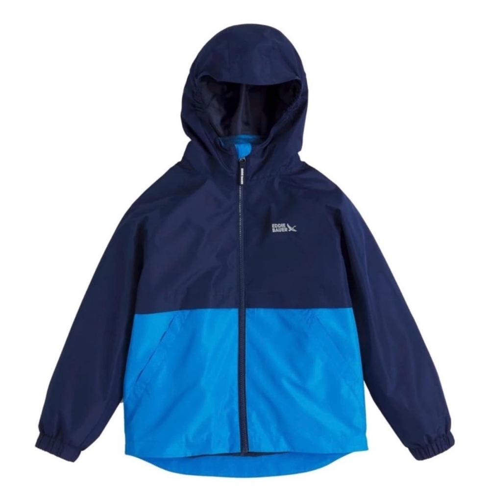 Eddie Bauer Kids' Navy and Blue Hooded Jacket